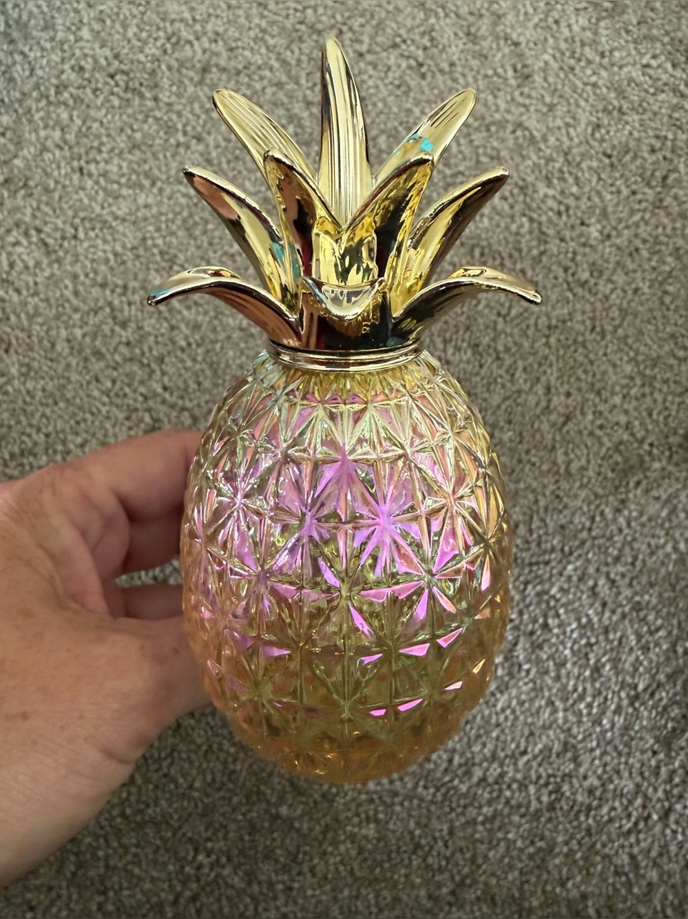 Pineapple Light Up Wallflower Fiber Optic Golden Plug in 
🍍 RARE!!